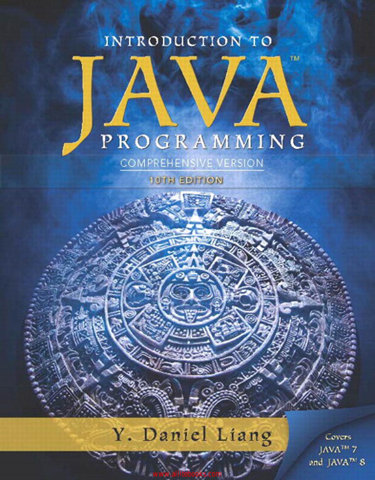 introduction to java programming 10th edition pdf
